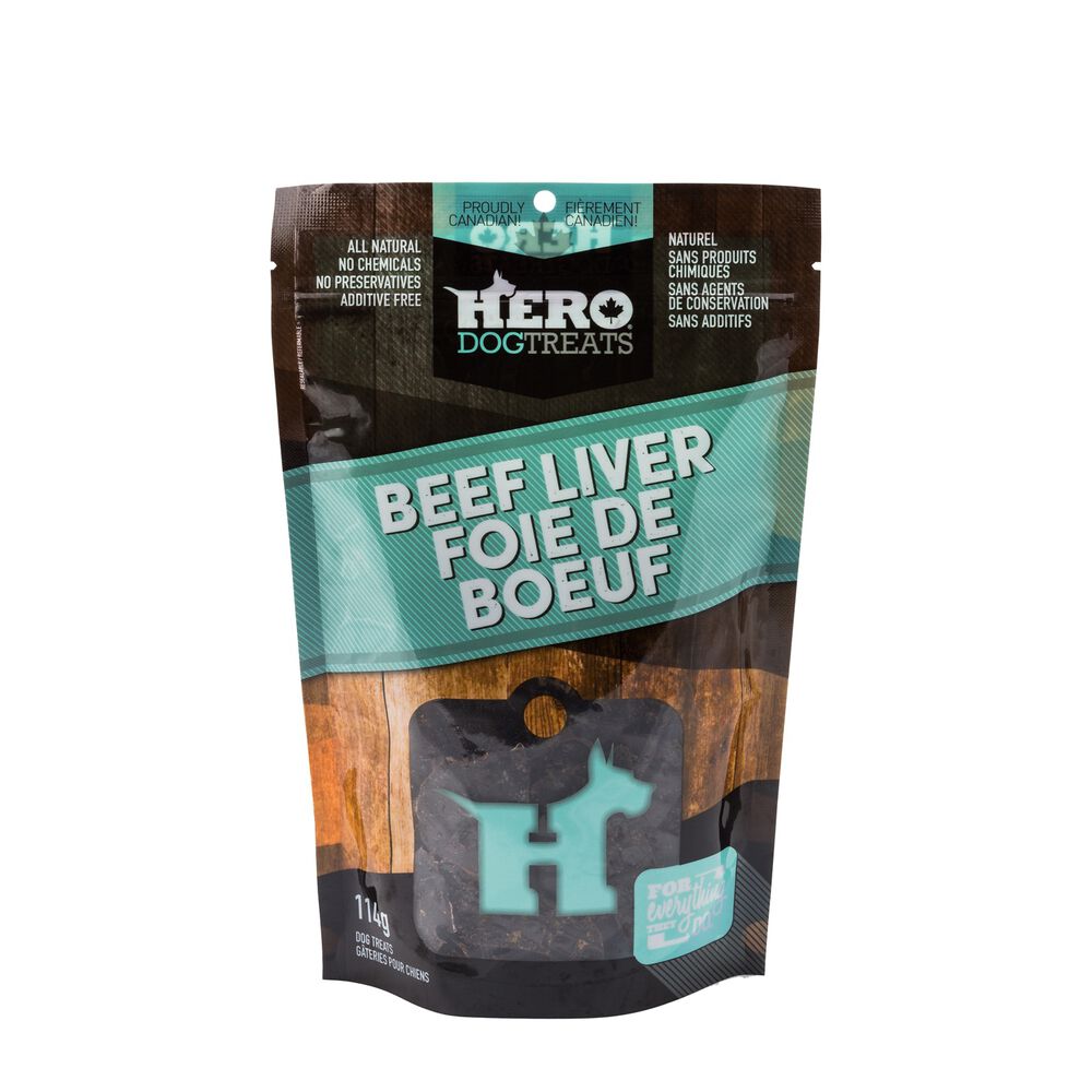 Foie de boeuf déshydraté Hero (114gr)